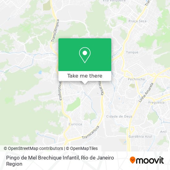 Pingo de Mel Brechique Infantil map