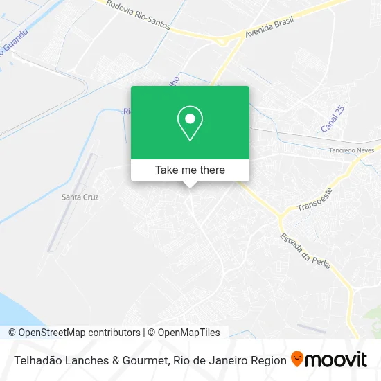 Telhadão Lanches & Gourmet map