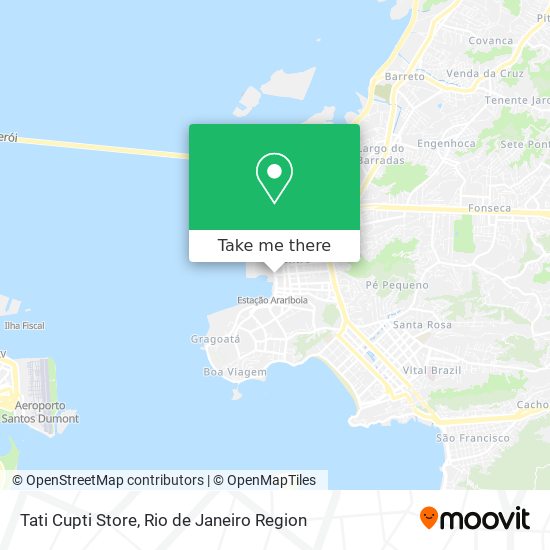 Tati Cupti Store map