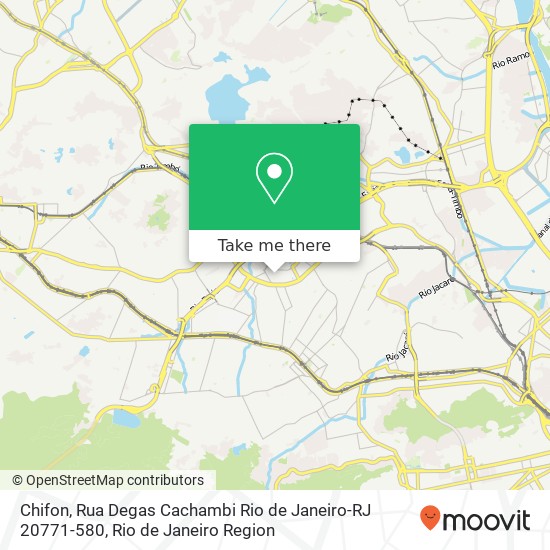 Chifon, Rua Degas Cachambi Rio de Janeiro-RJ 20771-580 map