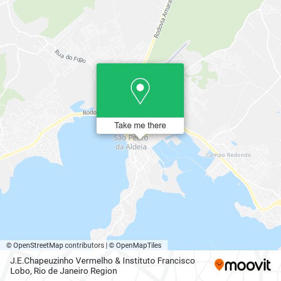 J.E.Chapeuzinho Vermelho & Instituto Francisco Lobo map