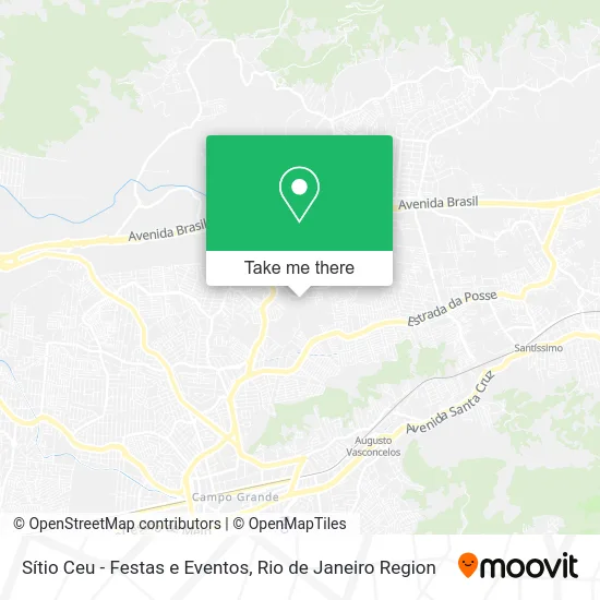 Sítio Ceu - Festas e Eventos map