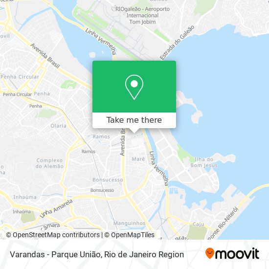 Varandas - Parque União map