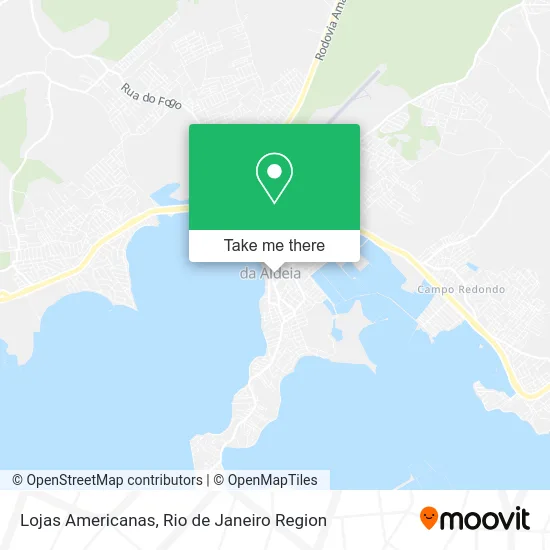 Lojas Americanas map