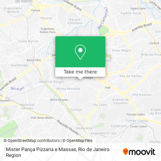 Mister Pança Pizzaria e Massas map