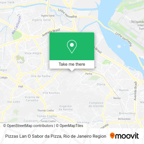 Pizzas Lan O Sabor da Pizza map