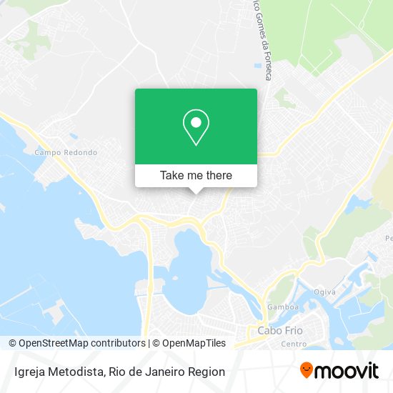 Igreja Metodista map