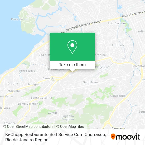 Ki-Chopp Restaurante Self Service Com Churrasco map