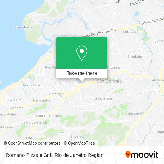 Romano Pizza e Grill map