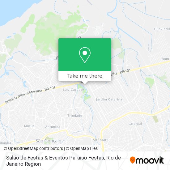 Salão de Festas & Eventos Paraíso Festas map