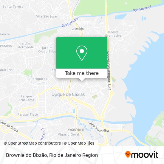 Brownie do Bbzão map