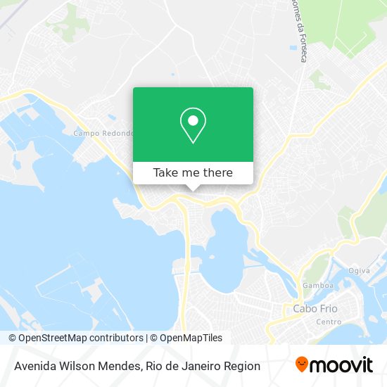 Avenida Wilson Mendes map