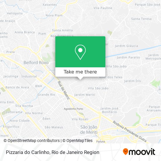 Pizzaria do Carlinho map