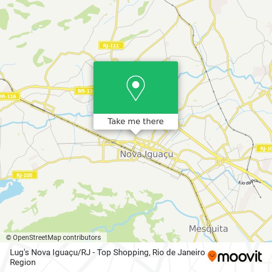 Lug's Nova Iguaçu / RJ - Top Shopping map