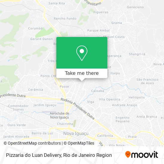 Pizzaria do Luan Delivery map