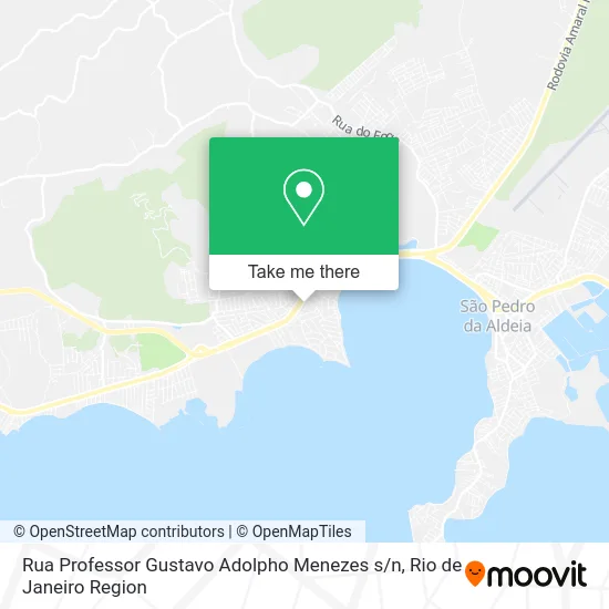 Rua Professor Gustavo Adolpho Menezes s / n map