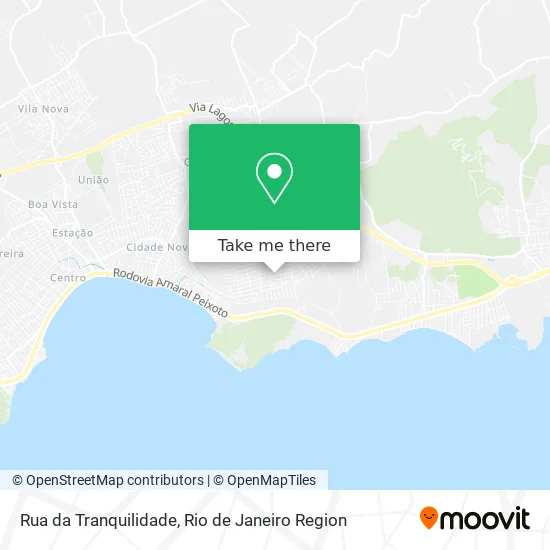 Rua da Tranquilidade map