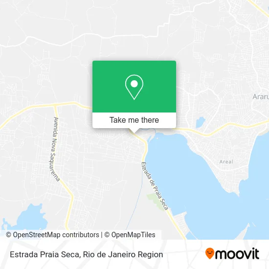 Estrada Praia Seca map
