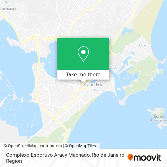 Mapa Complexo Esportivo Aracy Machado