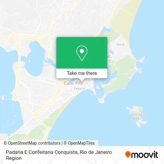 Padaria E Confeitaria Conquista map