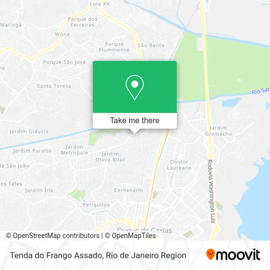 Tenda do Frango Assado map