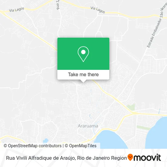 Rua Vivili Alfradique de Araújo map