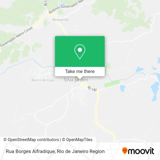 Rua Borges Alfradique map
