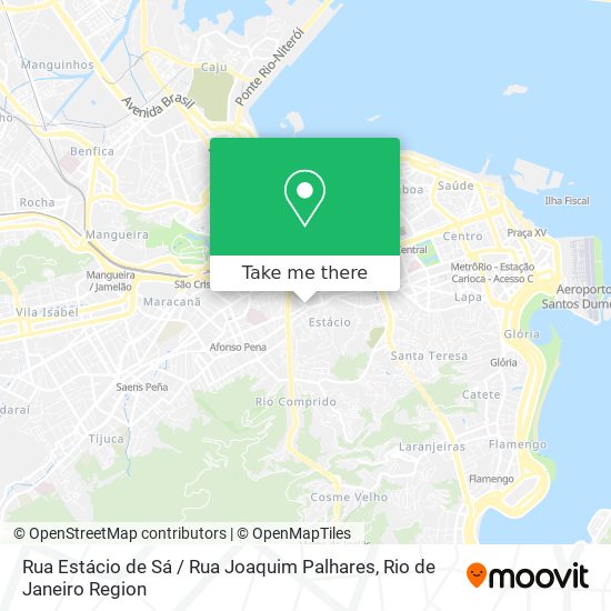 Mapa Rua Estácio de Sá / Rua Joaquim Palhares