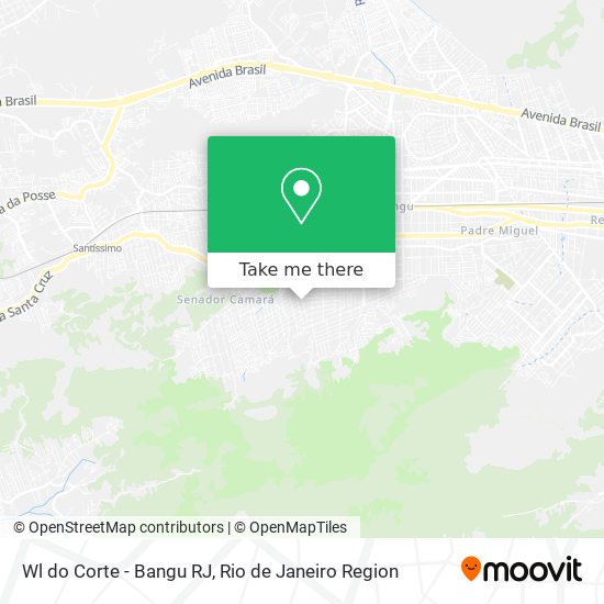 Wl do Corte - Bangu RJ map
