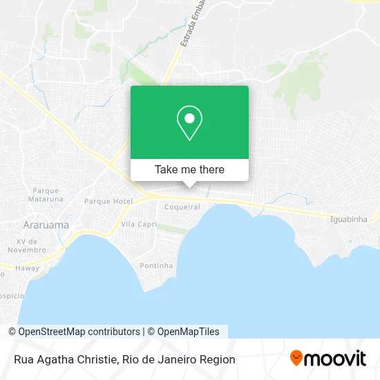 Rua Agatha Christie map