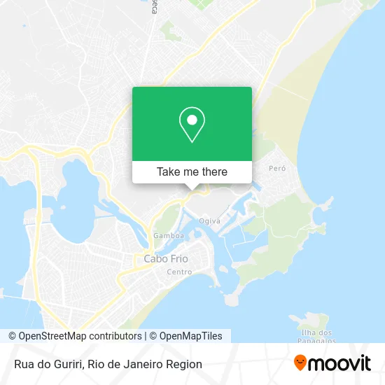 Rua do Guriri map