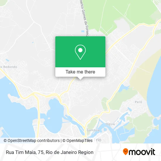 Rua Tim Maia, 75 map
