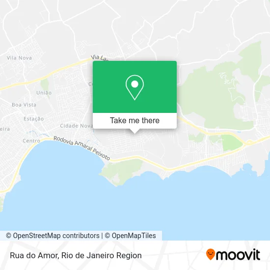 Rua do Amor map