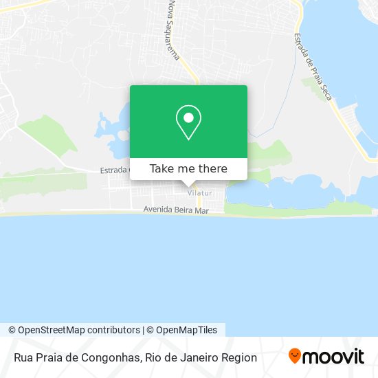 Rua Praia de Congonhas map