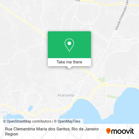 Rua Clementina Maria dos Santos map