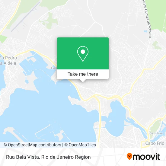 Rua Bela Vista map