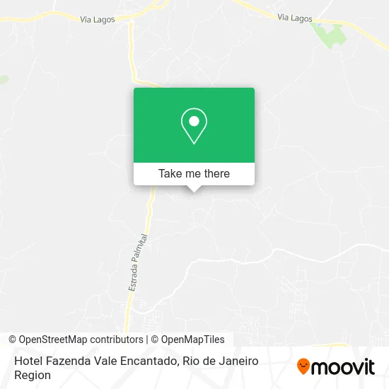 Hotel Fazenda Vale Encantado map
