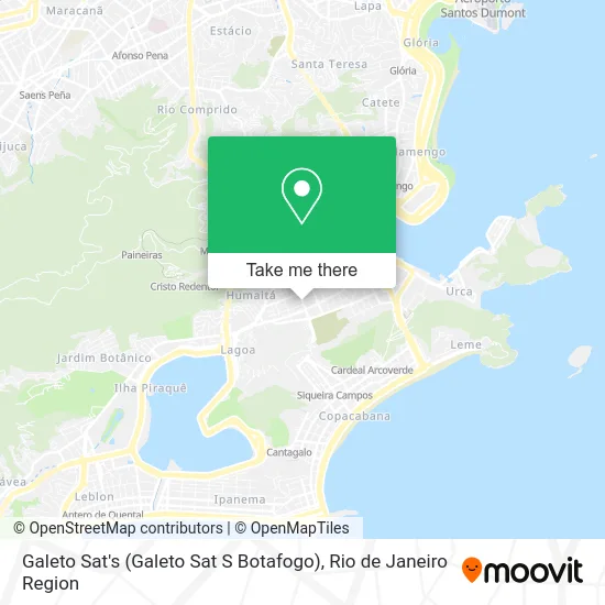Galeto Sat's (Galeto Sat S Botafogo) map