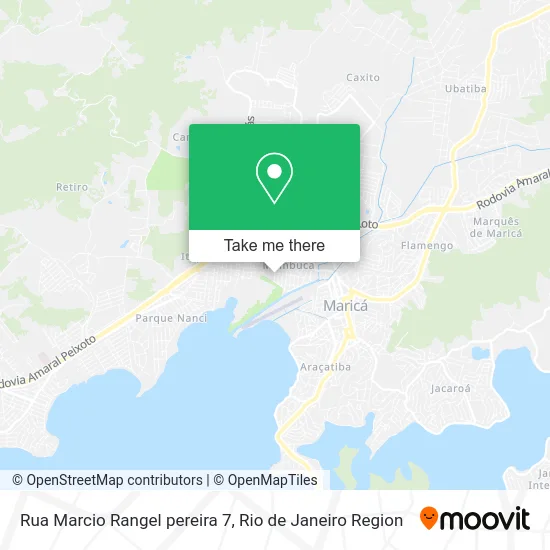 Rua Marcio Rangel pereira 7 map