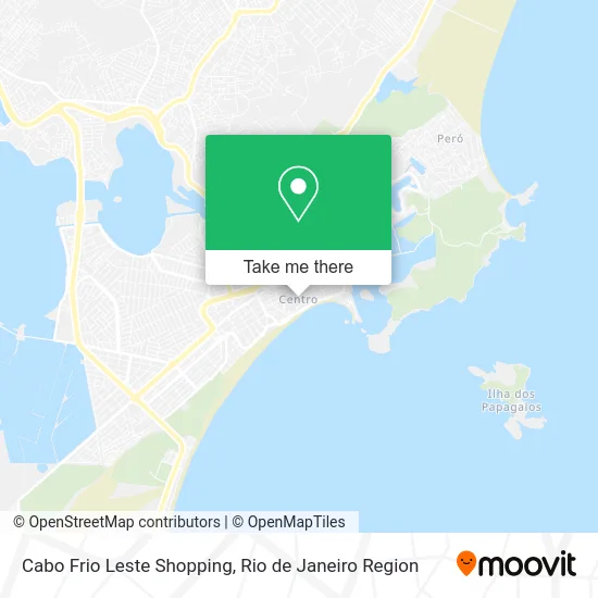 Cabo Frio Leste Shopping map