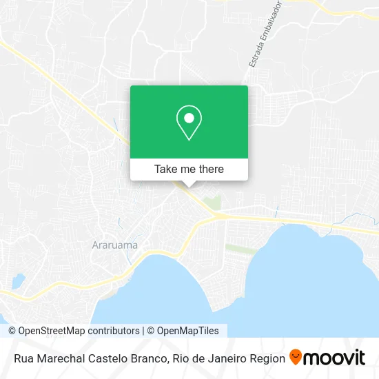 Rua Marechal Castelo Branco map