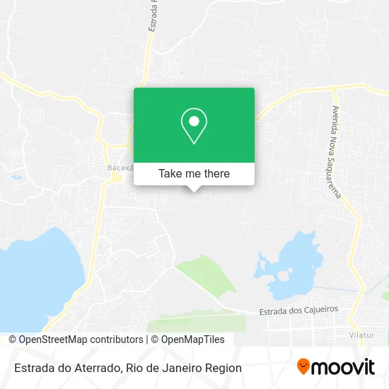 Estrada do Aterrado map