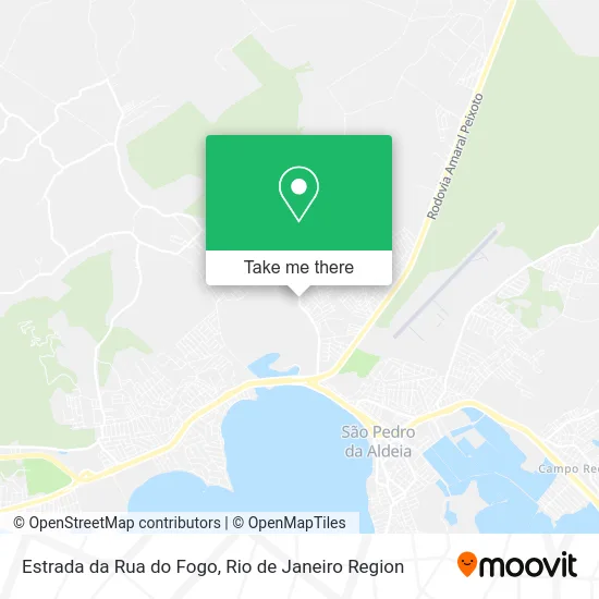 Estrada da Rua do Fogo map