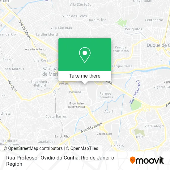 Rua Professor Ovidio da Cunha map
