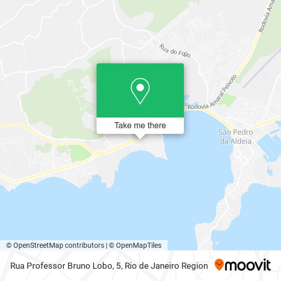 Rua Professor Bruno Lobo, 5 map