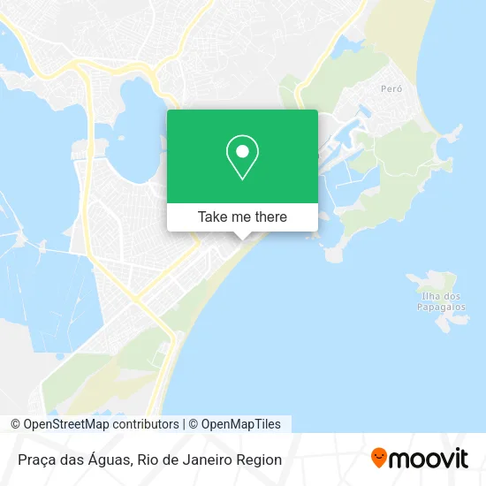 Praça das Águas map