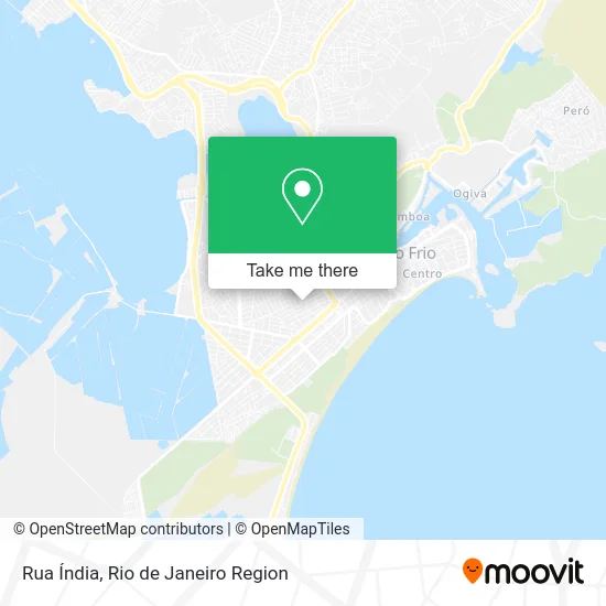 Rua Índia map