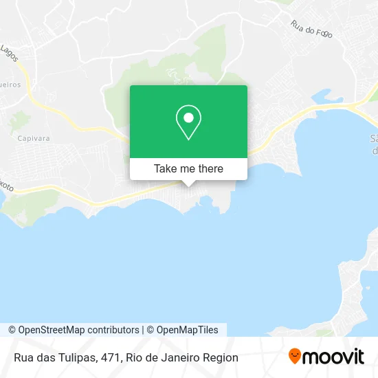 Rua das Tulipas, 471 map