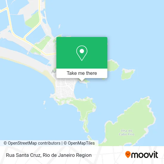 Rua Santa Cruz map