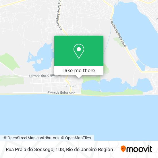 Rua Praia do Sossego, 108 map